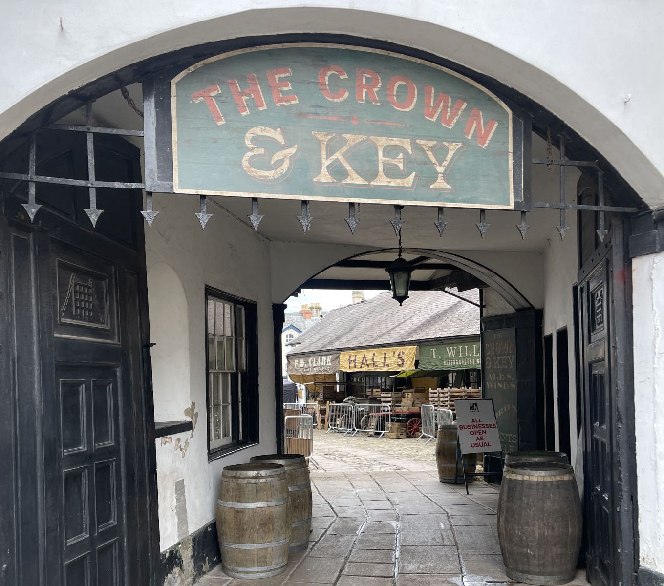 Young Sherlock filming in Monmouth